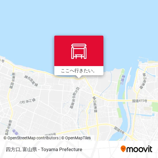 四方口地図
