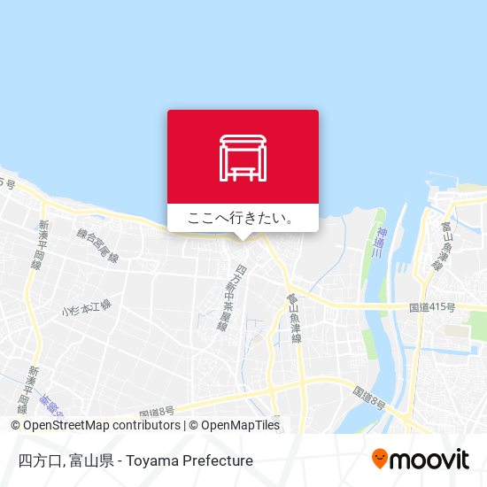 四方口地図