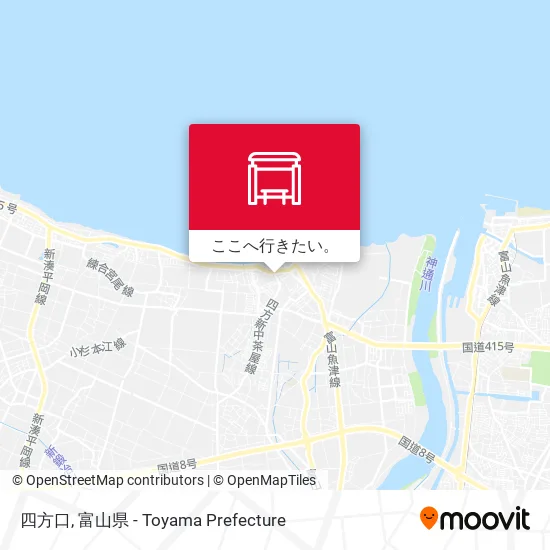 四方口地図