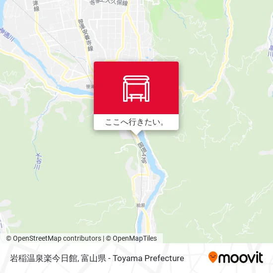 岩稲温泉楽今日館地図