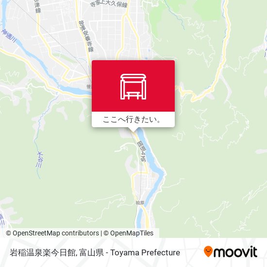 岩稲温泉楽今日館地図