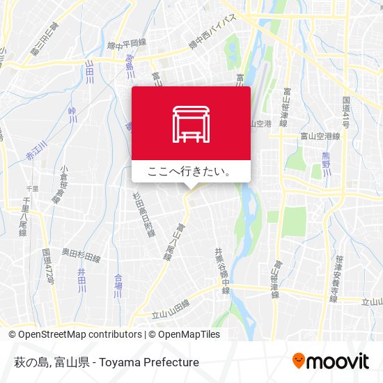 萩の島地図