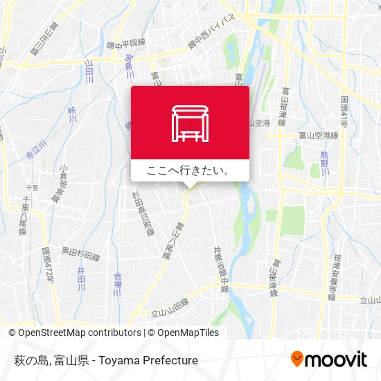 萩の島地図
