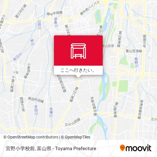 宮野小学校前地図