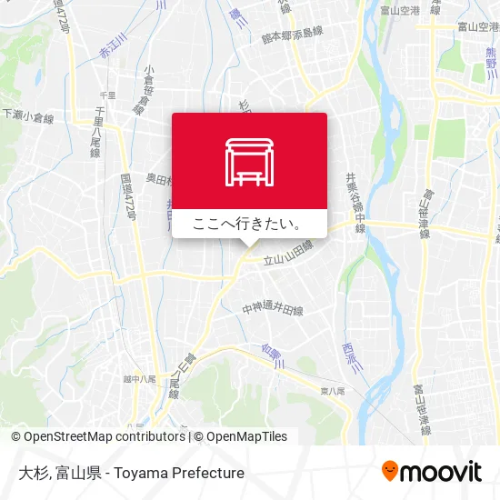 大杉地図