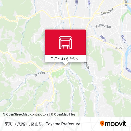 東町（八尾）地図