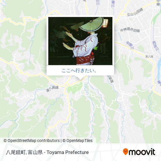 八尾鏡町地図