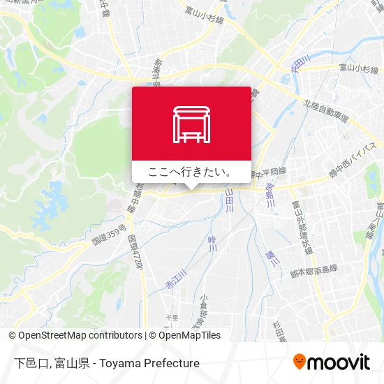 下邑口地図