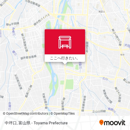 中坪口地図