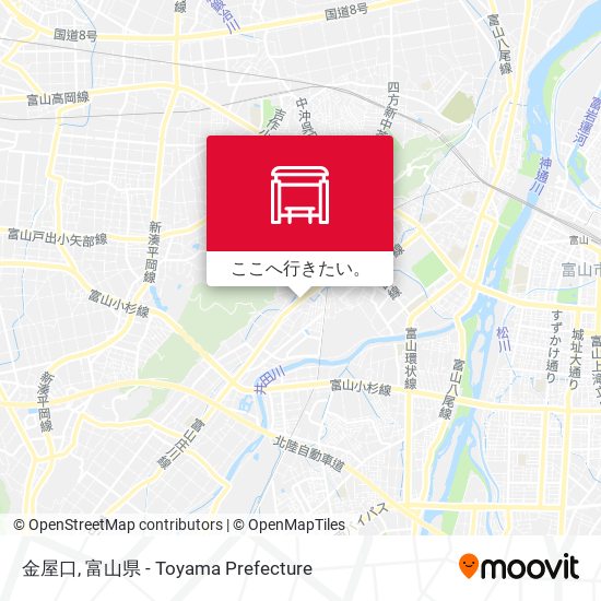 金屋口地図