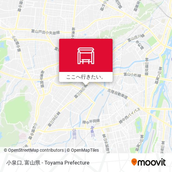 小泉口地図