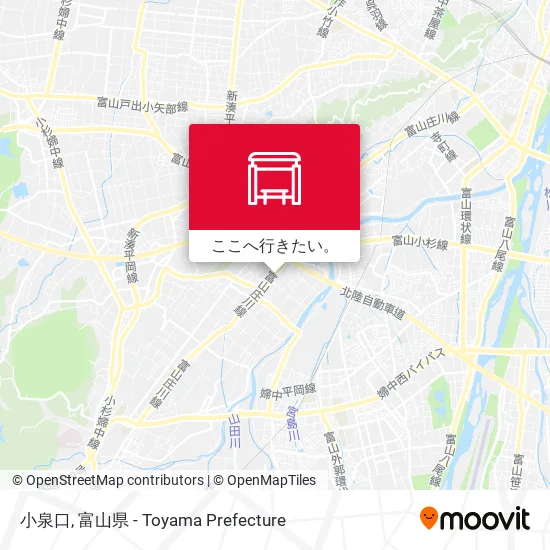 小泉口地図