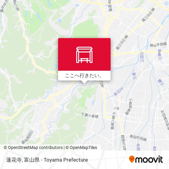 蓮花寺地図