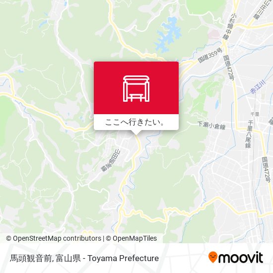 馬頭観音前地図