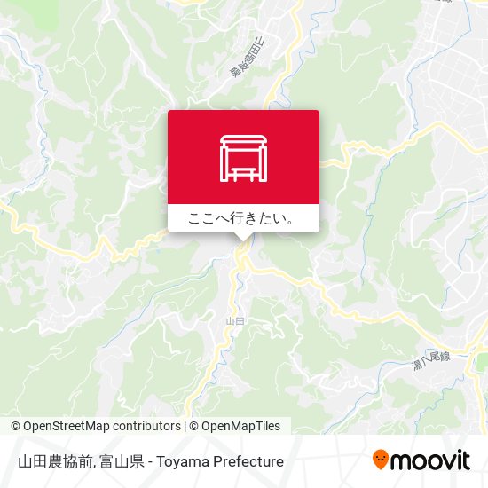 山田農協前地図