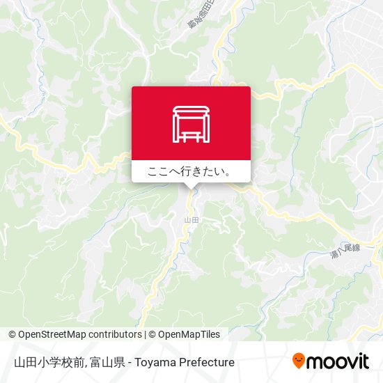 山田小学校前地図