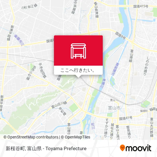 新桜谷町地図