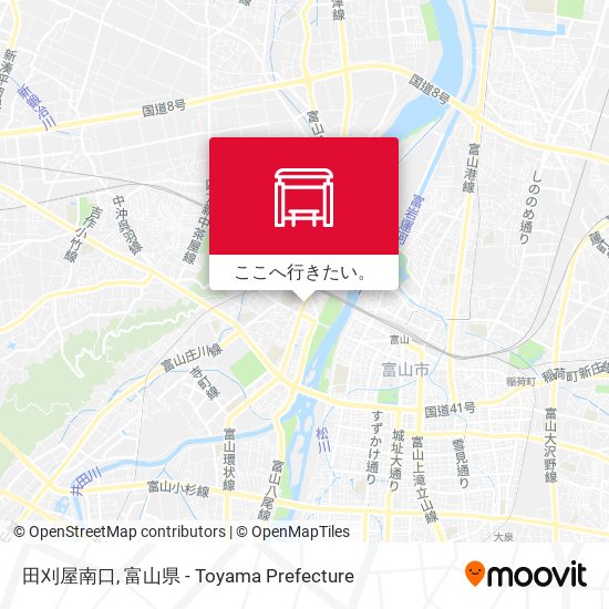 田刈屋南口地図