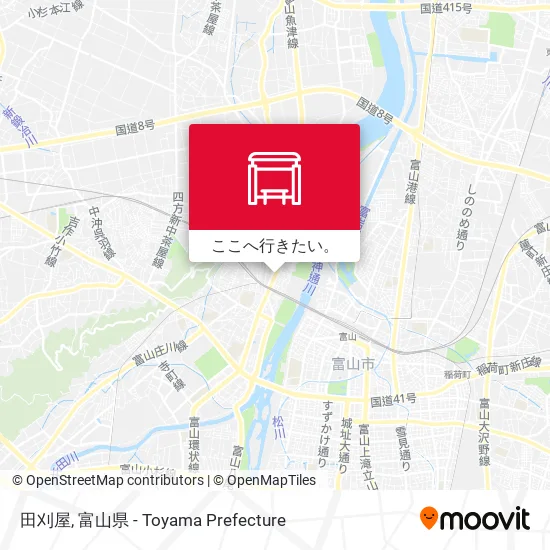 田刈屋地図
