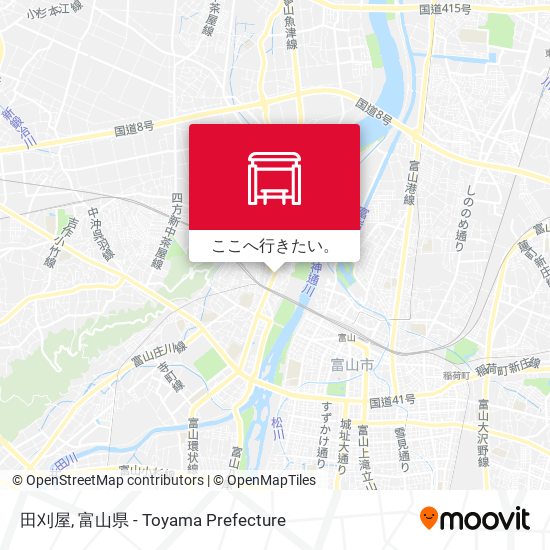 田刈屋地図