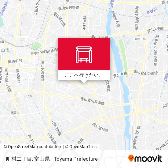 町村二丁目地図