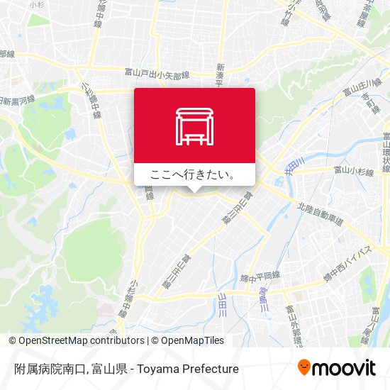附属病院南口地図
