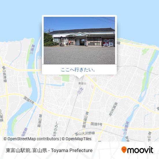 東富山駅前地図