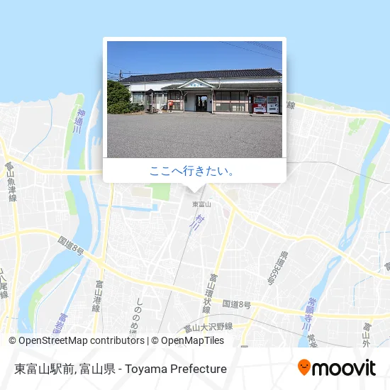 東富山駅前地図