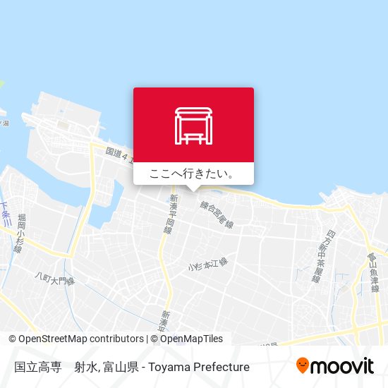 国立高専　射水地図