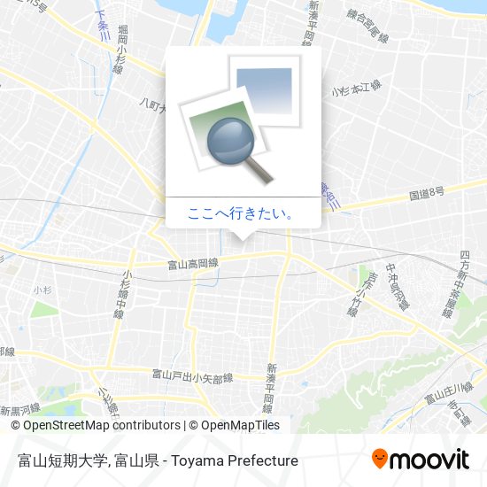 富山短期大学地図