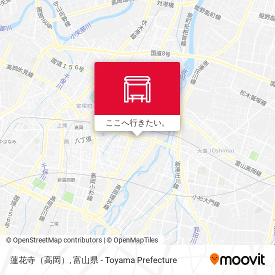 蓮花寺（高岡）地図