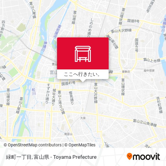 緑町一丁目地図