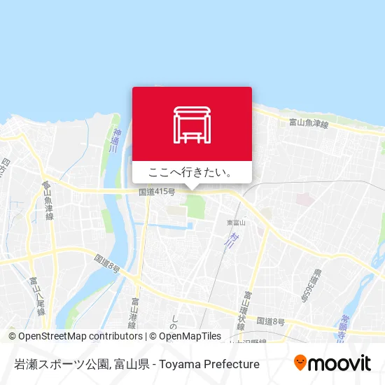 岩瀬スポーツ公園地図