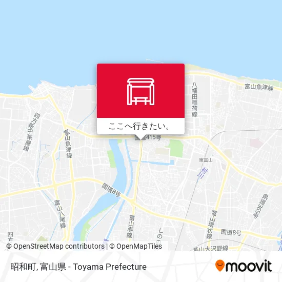 昭和町地図