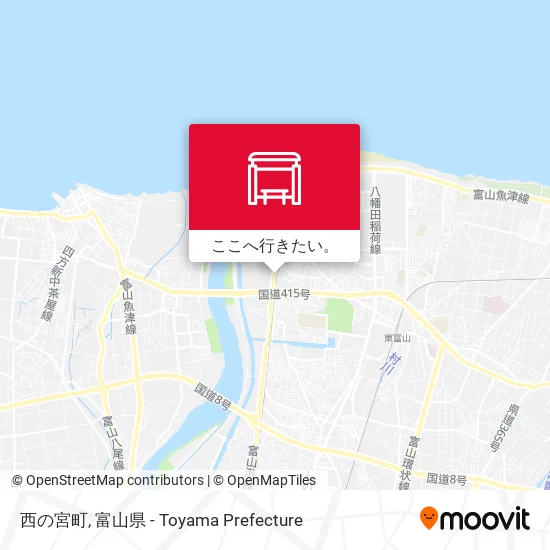 西の宮町地図