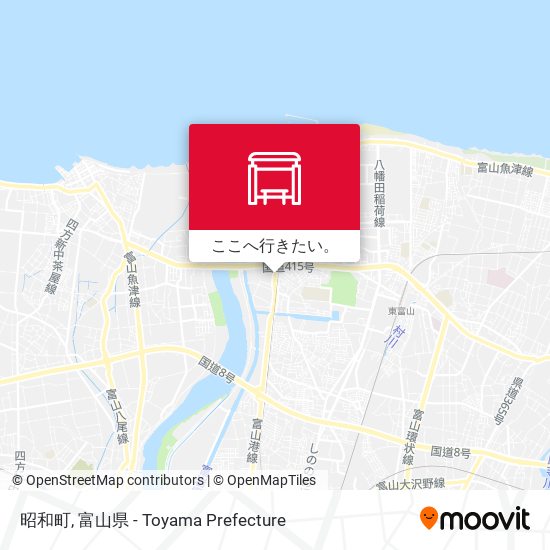 昭和町地図