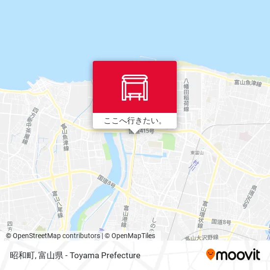 昭和町地図