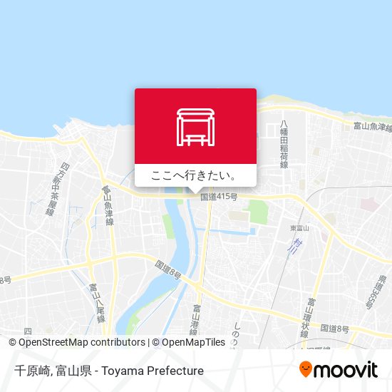千原崎地図
