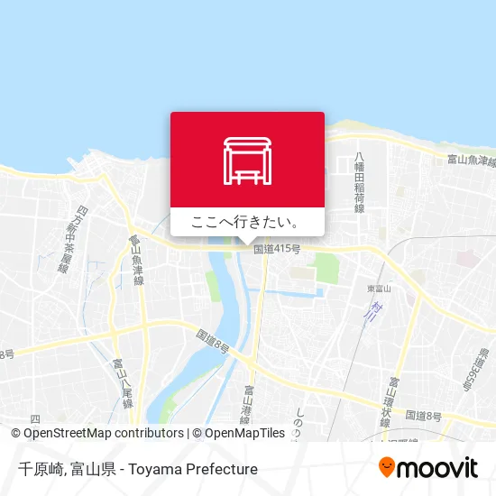 千原崎地図