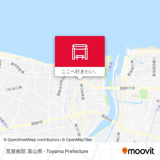 荒屋南部地図