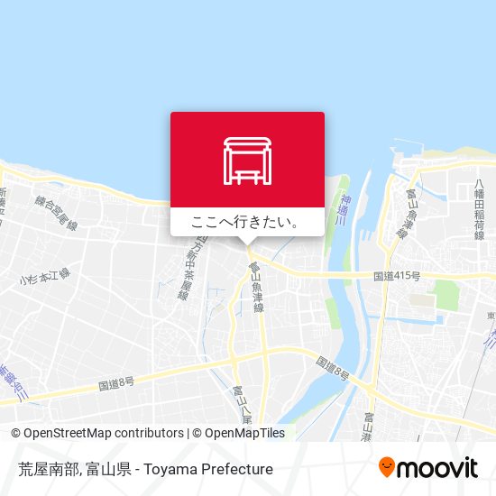 荒屋南部地図