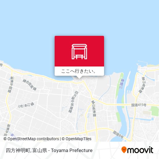 四方神明町地図