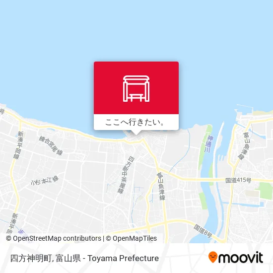 四方神明町地図
