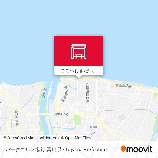パークゴルフ場前地図