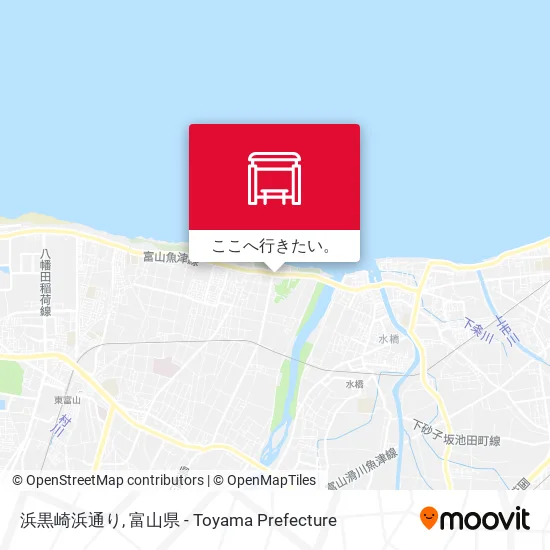 浜黒崎浜通り地図