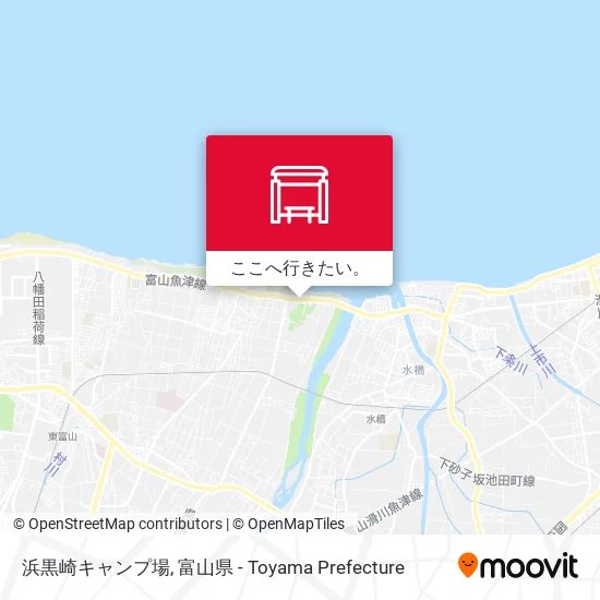 浜黒崎キャンプ場地図