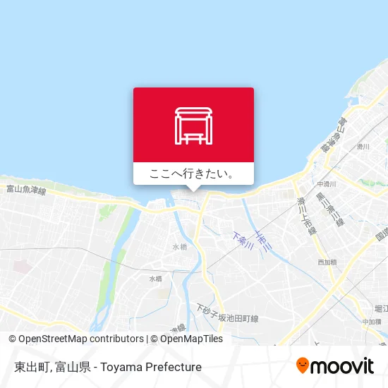 東出町地図