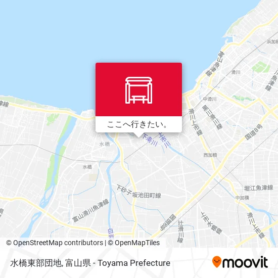 水橋東部団地地図