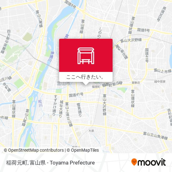 稲荷元町地図