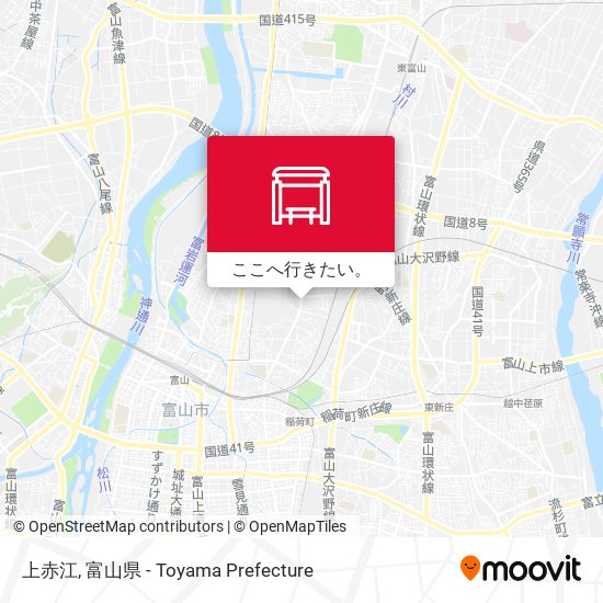 上赤江地図